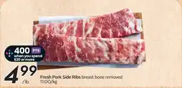 Sobeys Fresh Pork Side Ribs offer