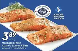 Sobeys Marinated Fresh Atlantic Salmon Fillets offer