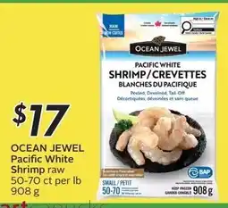Sobeys Ocean jewel pacific white shrimp raw offer