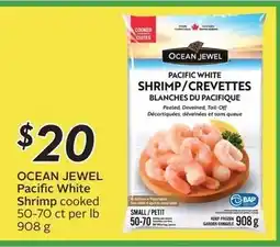 Sobeys Ocean jewel pacific white shrimp cooked offer