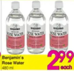 Danforth Food Market Benjamin's Rose Water offer