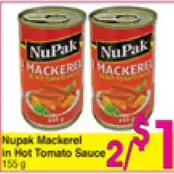 Danforth Food Market Nupak Mackerel in Hot Tomato Sauce offer