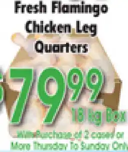 Danforth Food Market Fresh Flamingo Chicken Leg Quarters offer