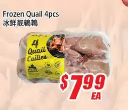 WinCo Food Mart Frozen Quail 4pcs offer