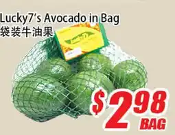 WinCo Food Mart Lucky7's Avocado in Bag offer