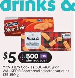 Sobeys Mcvitie's cookies or walker's shortbread offer