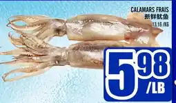 Marché Lian Tai CALAMARS FRAIS offer