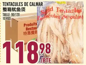 Marché Lian Tai TENTACULES DE CALMAR offer