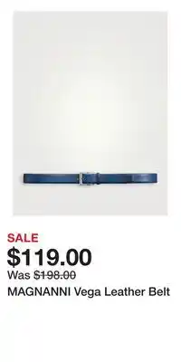 Holt Renfrew MAGNANNI Vega Leather Belt offer