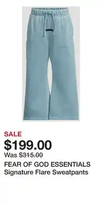 Holt Renfrew FEAR OF GOD ESSENTIALS Signature Flare Sweatpants offer