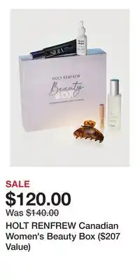Holt Renfrew HOLT RENFREW Canadian Women's Beauty Box ($207 Value) offer