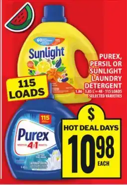 Food Basics PUREX, PERSIL OR SUNLIGHT LAUNDRY DETERGENT offer