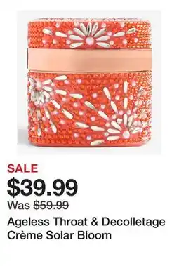 TSC Stores Ageless Throat & Decolletage Crème Solar Bloom offer
