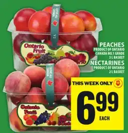 Food Basics PEACHES NECTARINES offer