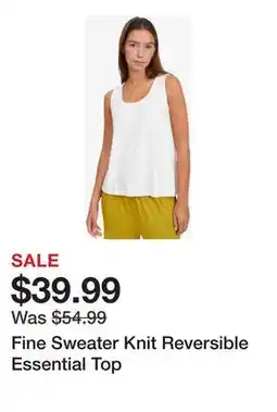 TSC Stores Fine Sweater Knit Reversible Essential Top offer