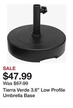 TSC Stores Tierra Verde 3.6 Low Profile Umbrella Base offer