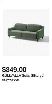 IKEA GULLVALLA Sofa, Silkeryd gray-green offer