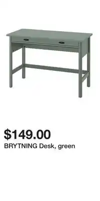 IKEA BRYTNING Desk, green offer