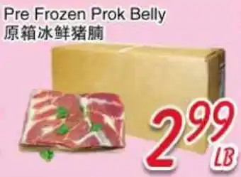 Foody Mart Pre Frozen Prok Belly offer