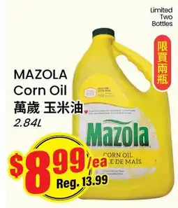 Btrust Supermarket MAZOLA Corn Oil offer