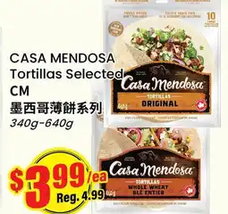 Btrust Supermarket CASA MENDOSA Tortillas Selected CM offer