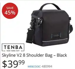 Vistek Skyline V2 8 Shoulder Bag - Black offer