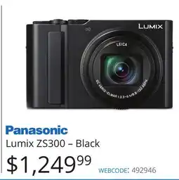 Vistek Panasonic Lumix ZS300 - Black offer