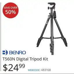 Vistek T560N Digital Tripod Kit offer