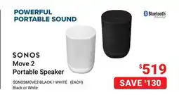 Visions Electronics SONOS Move 2 Portable Speaker offer