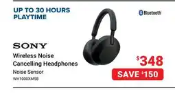 Visions Electronics SONY Wireless Noise Cancelling Headphones offer