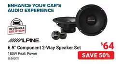 Visions Electronics Alpine 6.5 Component 2-Way Speaker Set offer