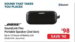 Visions Electronics Bose SoundLink Flex Portable Speaker (2nd Gen) offer