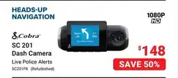 Visions Electronics Cobra SC 201 Dash Camera offer