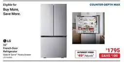 Visions Electronics 33 French-Door Refrigerator offer