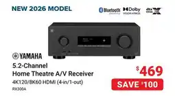 Visions Electronics 5.2-Channel Home Theatre A/V Receiver offer
