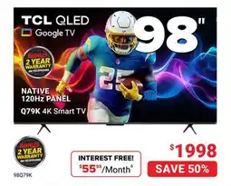 Visions Electronics TCL QLED Google TV offer