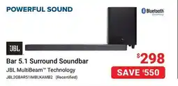 Visions Electronics Bar 5.1 Surround Soundbar offer