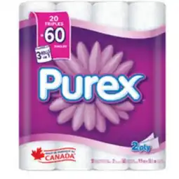 Staples Purex 2-Ply Triple Roll 20= offer