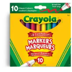 Staples Crayola Original Broad Line Markers offer