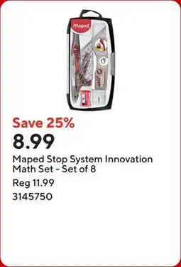 Staples Maped Stop System Innovation Math Set - Set of 8 offer