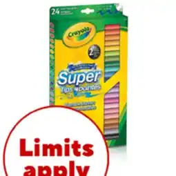 Staples Crayola Washable Super Tips Markers offer