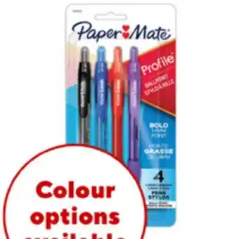 Staples Paper Mate Profile Ballpoint Pens, 1.4mm offer