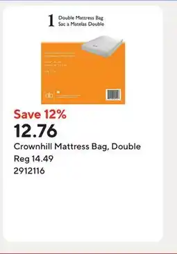 Staples Crownhill Mattress Bag, Double offer