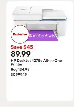 Staples HP DeskJet 4275e All-in-One Printer offer