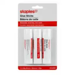Staples Staples Washable Glue Sticks - 20g offer