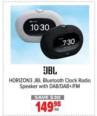 2001 Audio Video HORIZON3 JBL Bluetooth Clock Radio Speaker with DAB/DAB+/FM offer