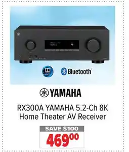2001 Audio Video RX300A YAMAHA 5.2-Ch 8K Home Theater AV Receiver offer