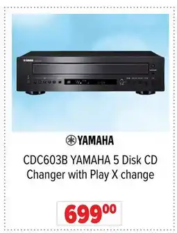 2001 Audio Video CDC603B YAMAHA 5 Disk CD Changer with Play X change offer