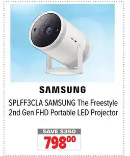 2001 Audio Video SPLFF3CLA SAMSUNG The Freestyle 2nd Gen FHD Portable LED Projector offer