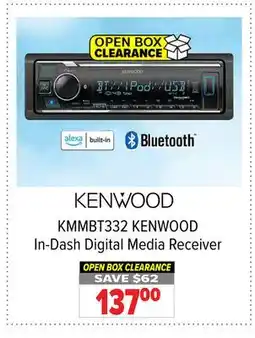 2001 Audio Video KMMBT332 KENWOOD In-Dash Digital Media Receiver offer